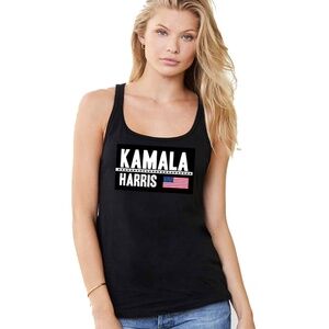 Kamala Harris tank top black small